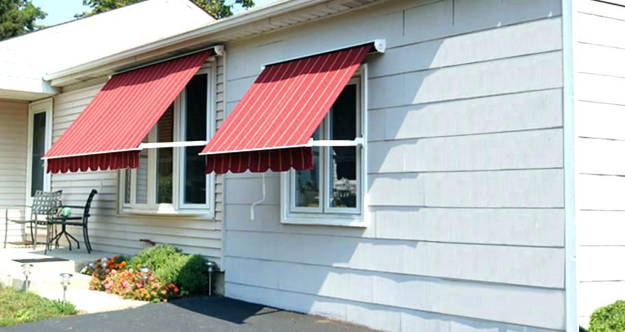 Keep home cool without AC: Outdoor Window Shades to block the direct sunlight 