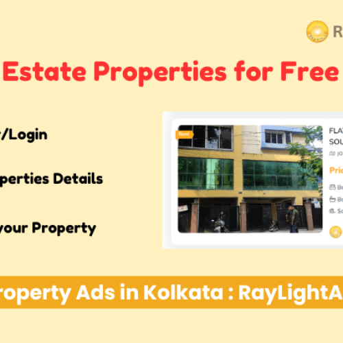 Post Property Ads in Kolkata for Free with Ray Light Agency Real Estate Portal 